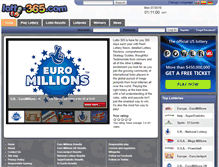 Tablet Screenshot of lotto-365.com